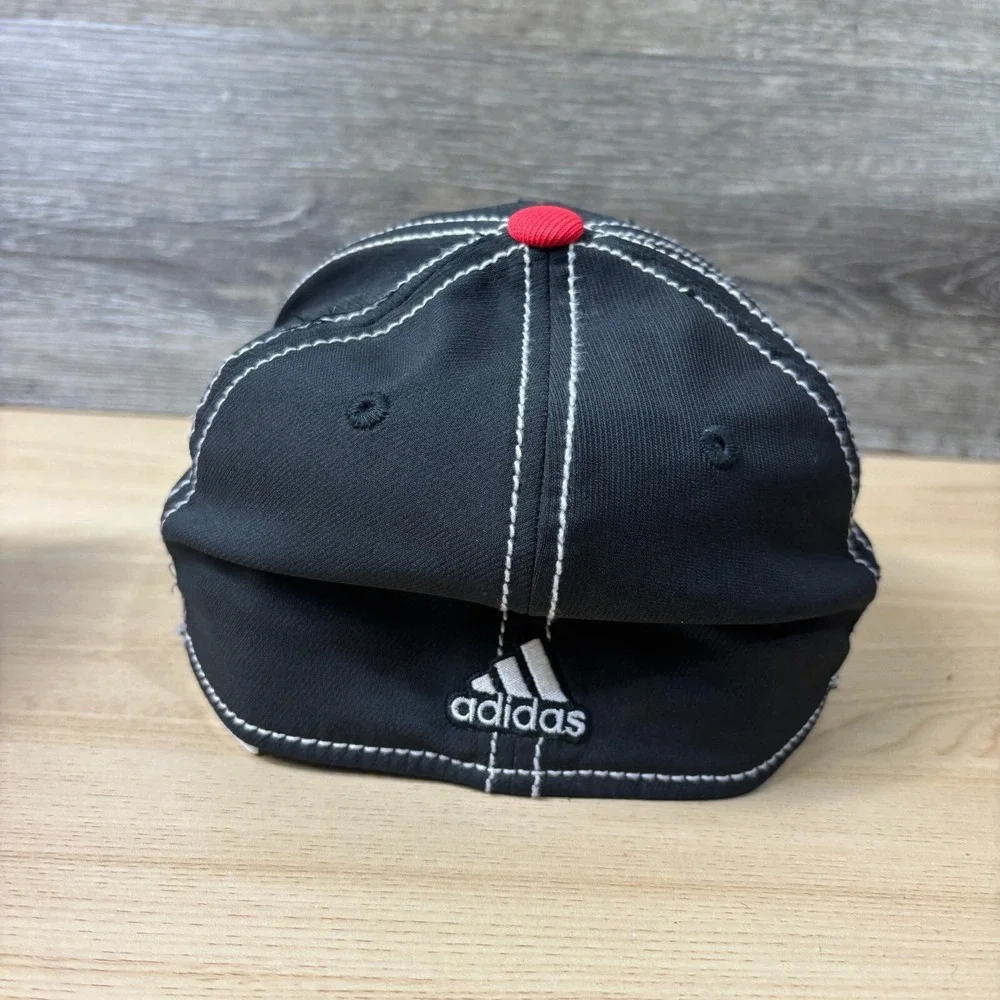 Portland Trail‎ Blazers Hat Cap Fitted Small Black NBA Basketball Adidas